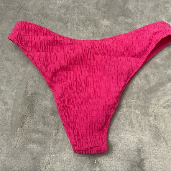 New! Montce lily hibiscus zig zag stitch scrunch bikini bottoms 27837 - Picture 6 of 10